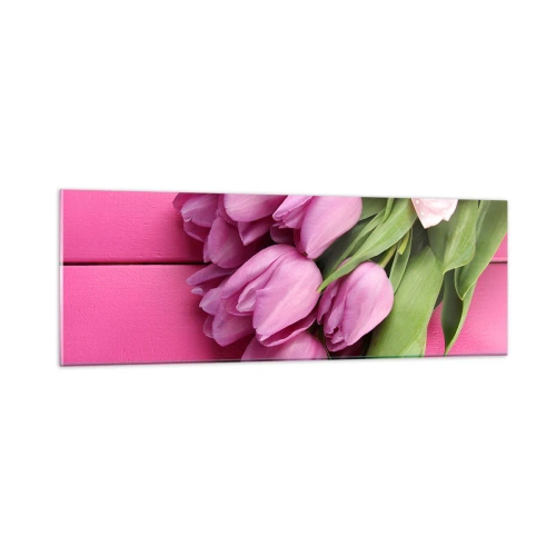 Tablou pe sticlă - Doar pentru tine - 90x30 cm