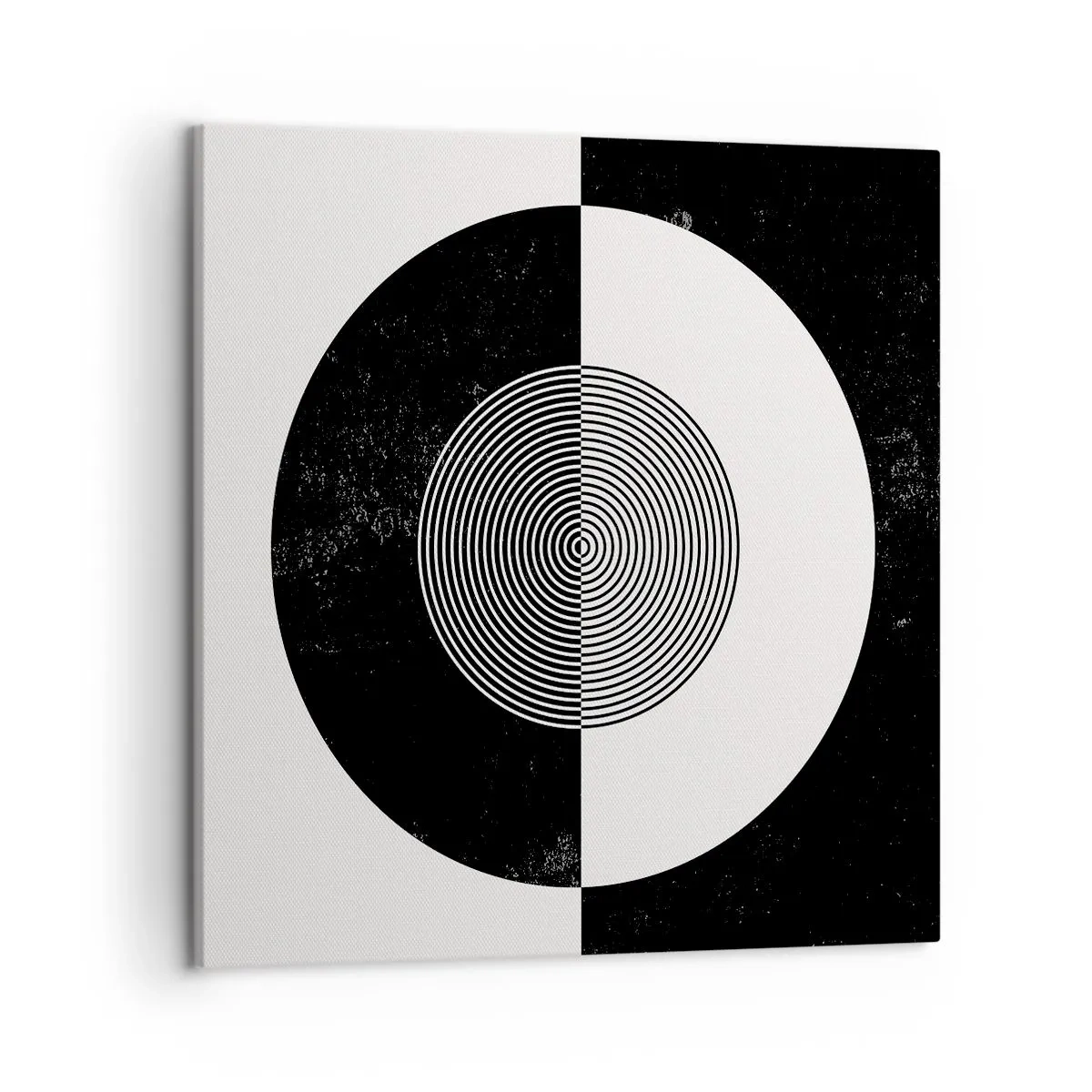 Tablou pe pânză - Armonie în alb și negru - 50x50 cm
