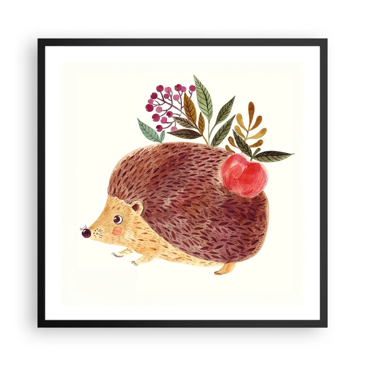 Poster în ramă neagră - Și tu deja mă placi - 60x60 cm