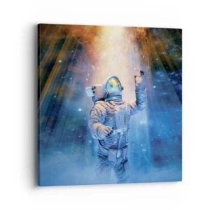 Tablou pe pânză - În cele din urmă am ajuns - 40x40 cm