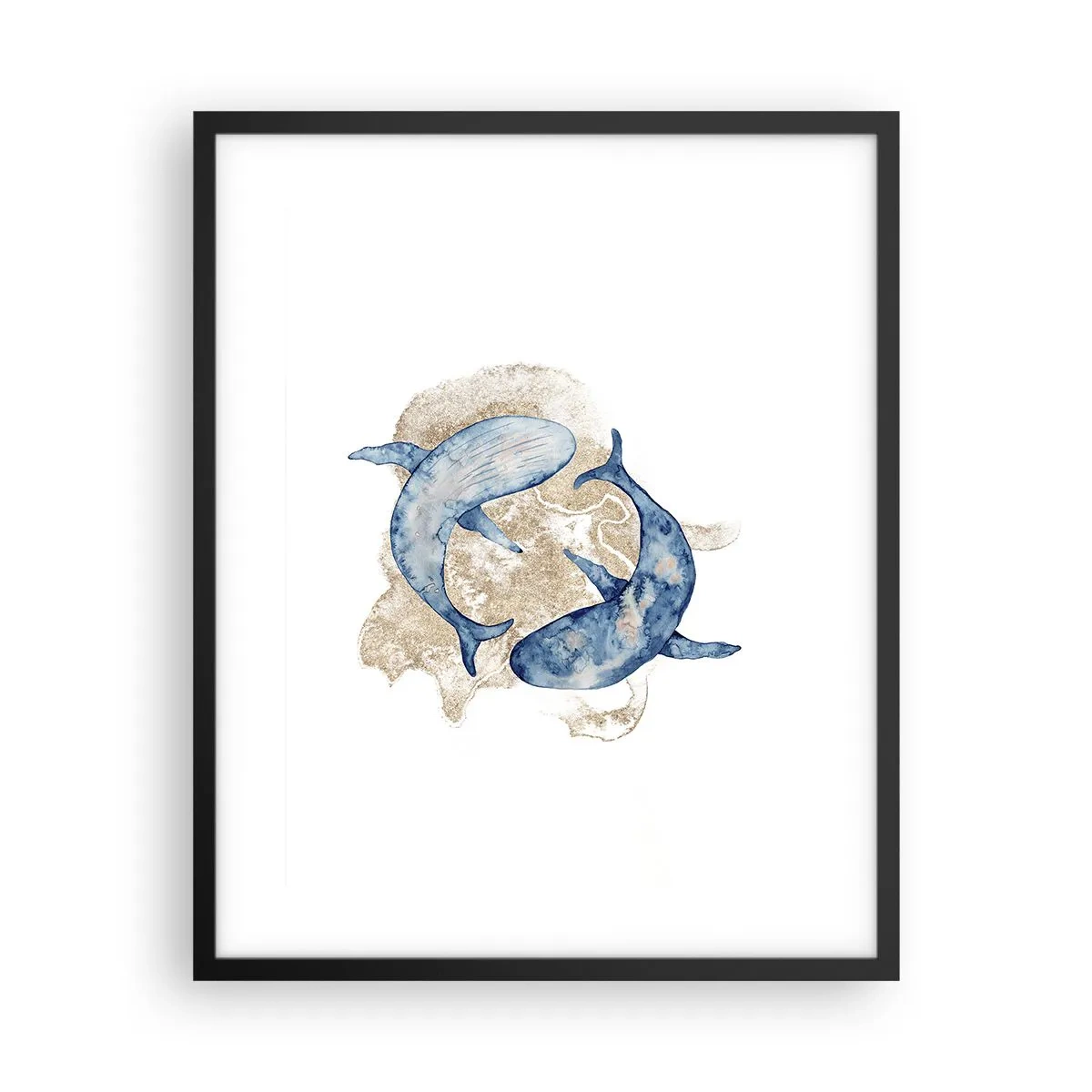 Poster în ramă neagră - Prietenie sau iubire? - 40x50 cm