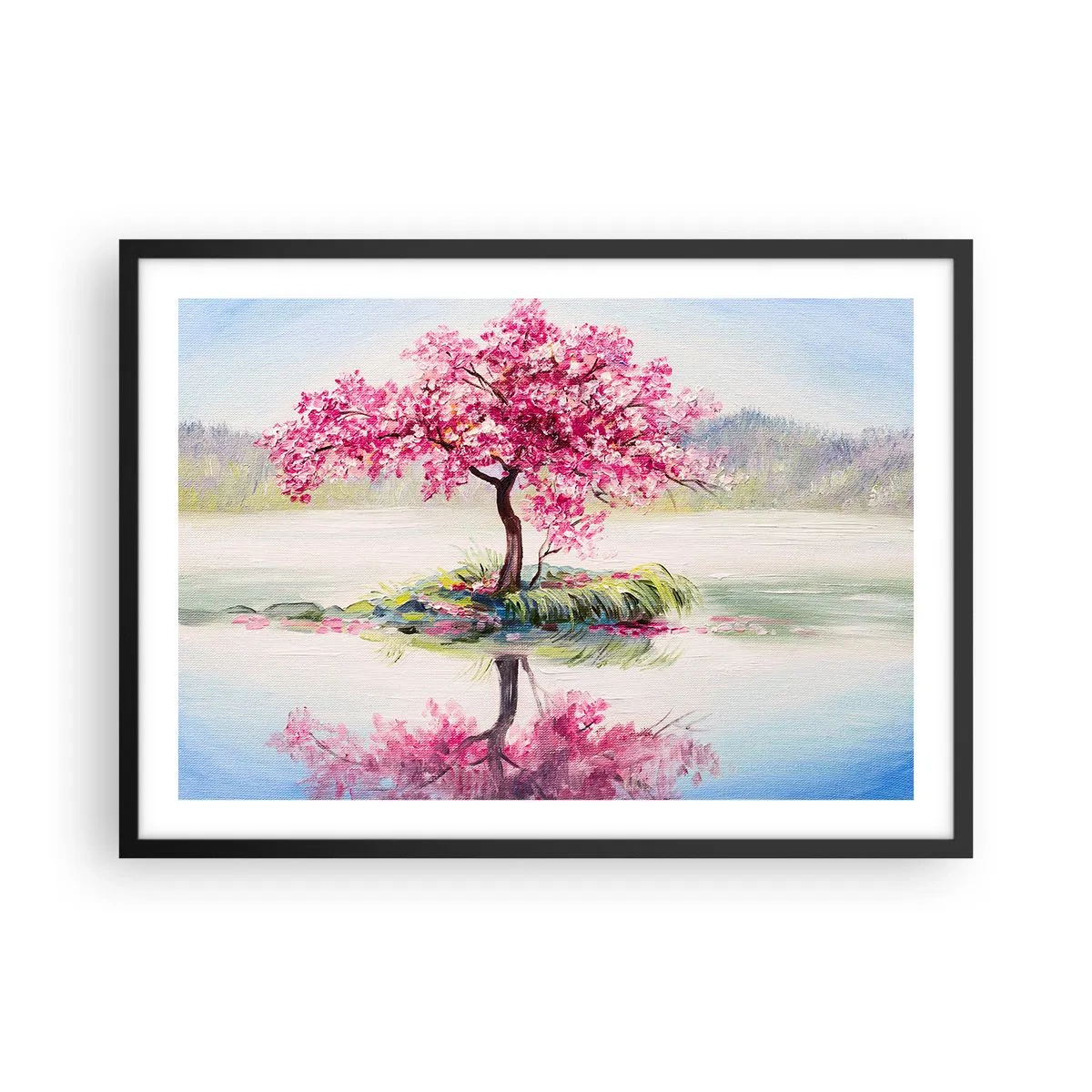 Poster în ramă neagră - Festivalul Primăverii - 70x50 cm