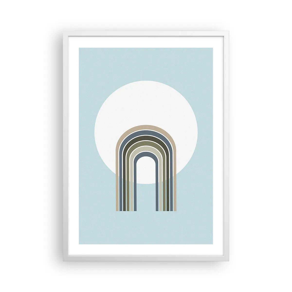 Poster în ramă albă - Atracție irezistibilă - 50x70 cm