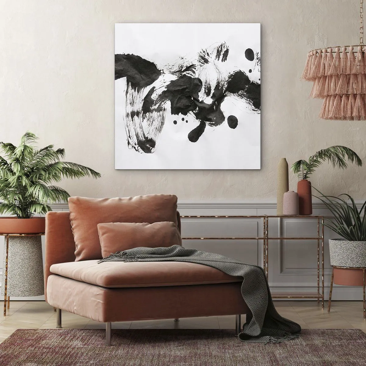 Tablou pe pânză - Metodă în nebunie? - 70x70 cm