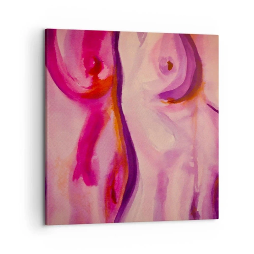 Tablou pe pânză - Oda feminității - 60x60 cm