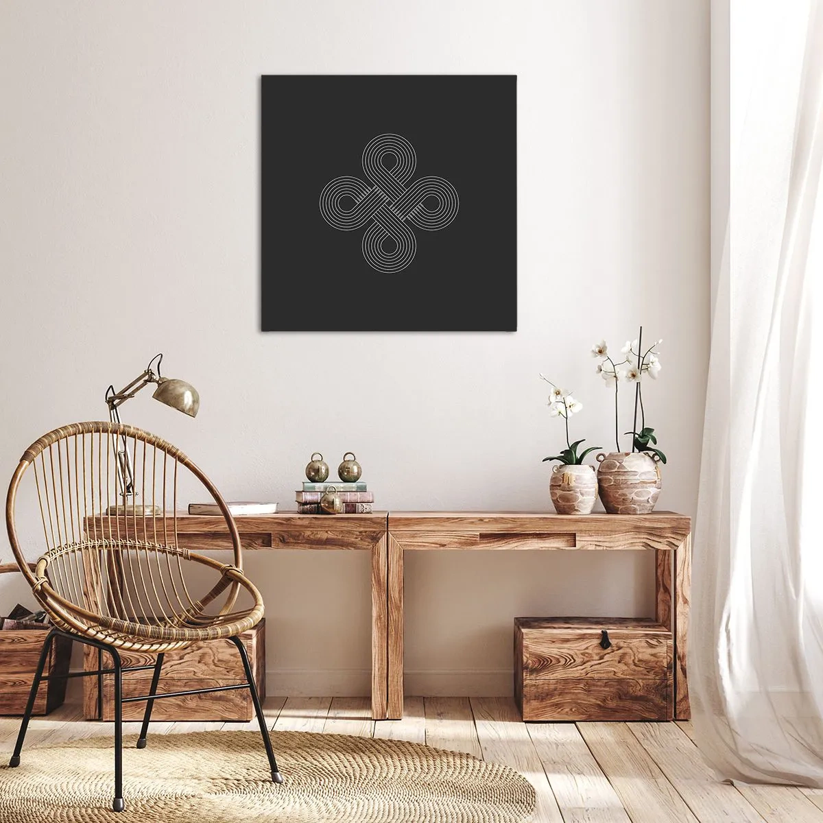 Tablou pe pânză - În spirit celtic - 30x30 cm