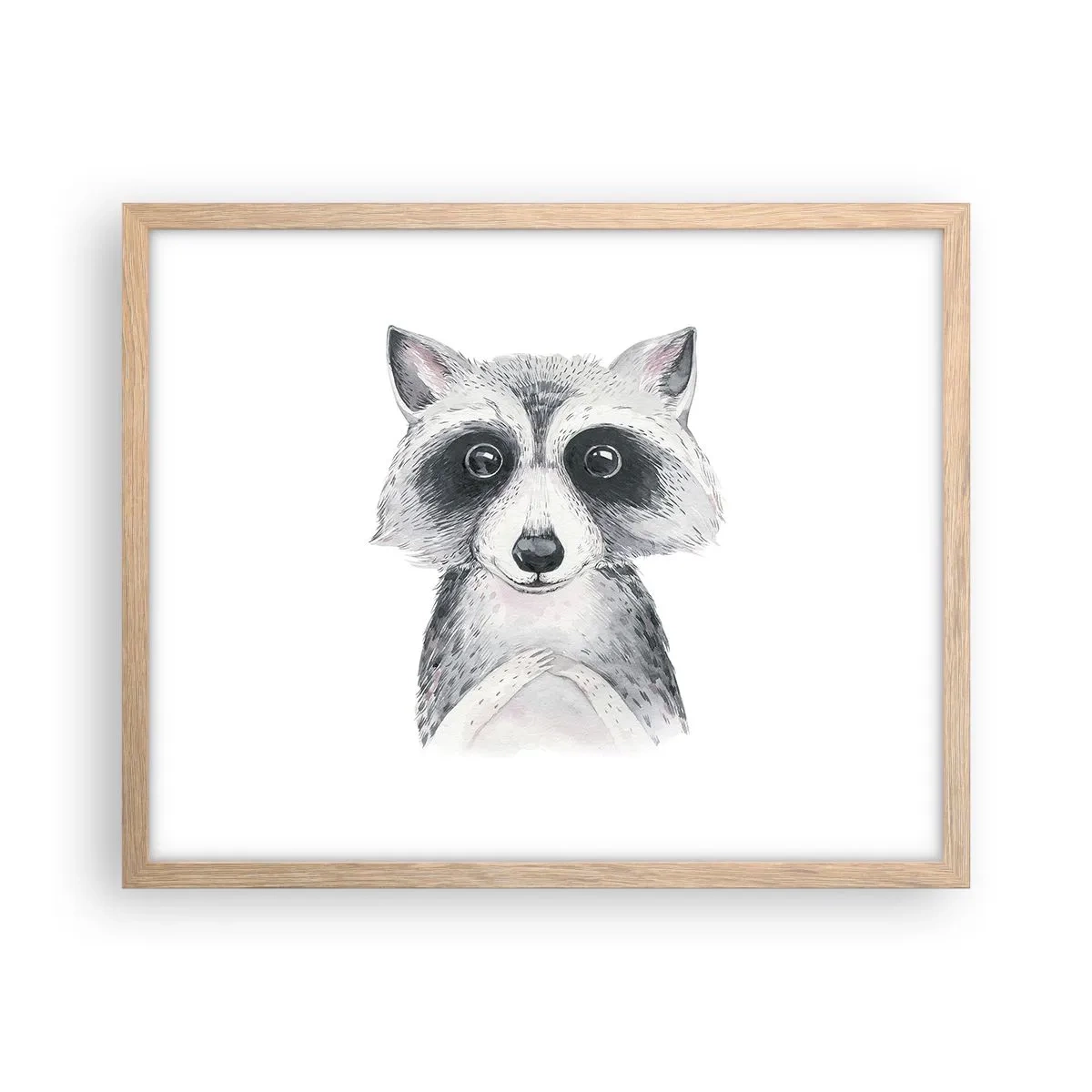 Poster în ramă de stejar deschis - Un moment pentru emoții - 50x40 cm