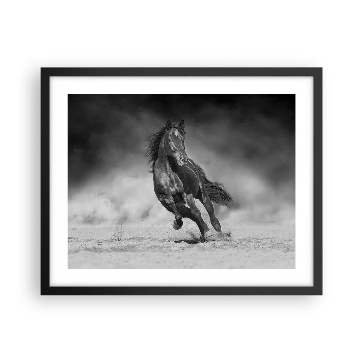 Poster în ramă neagră - Dorința emirului - 50x40 cm
