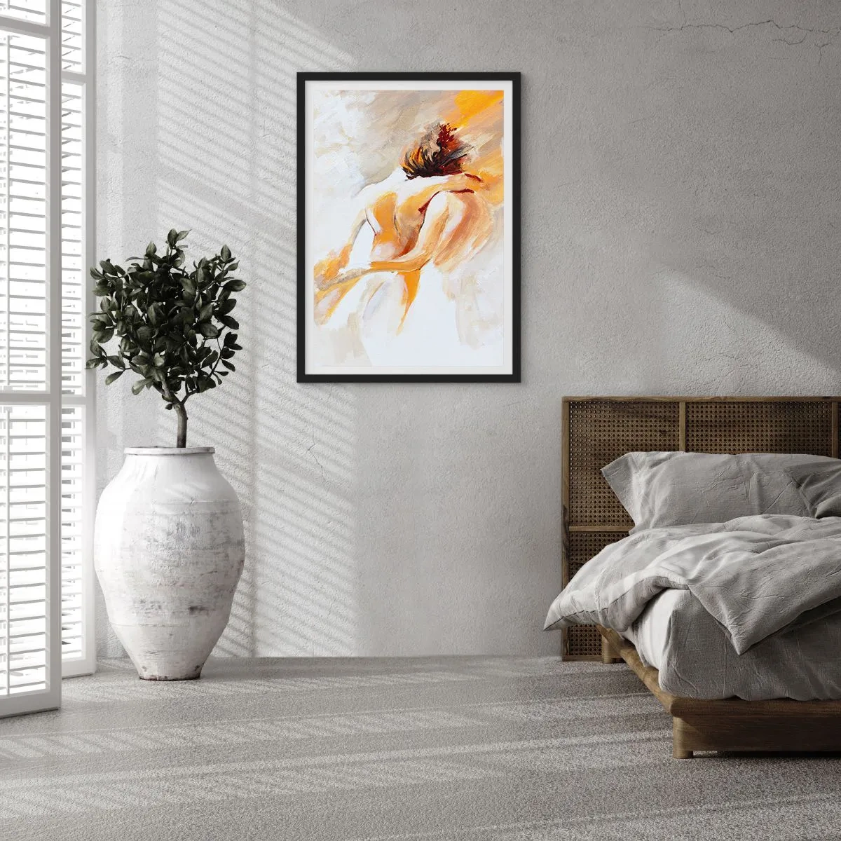 Poster în ramă neagră - În cerul proximității - 40x50 cm