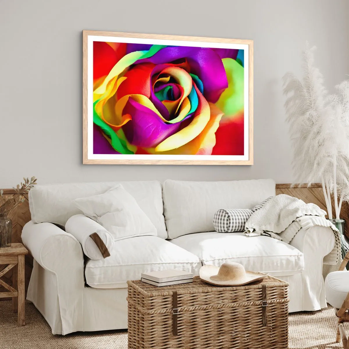 Poster în ramă de stejar deschis - Acest lucru este imposibil - 91x61 cm