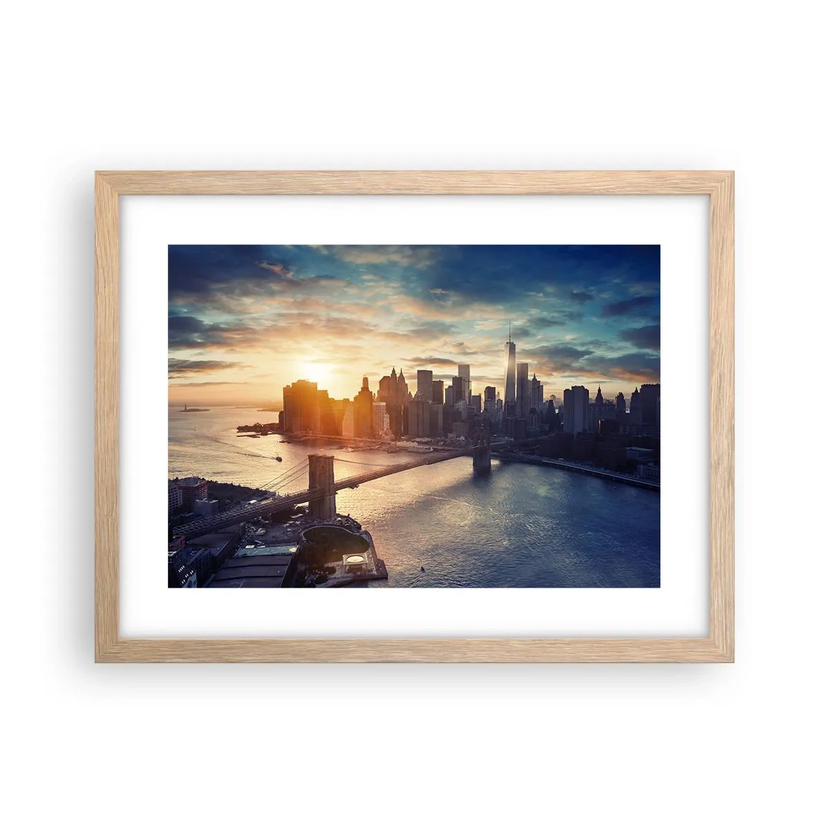 Poster în ramă de stejar deschis - Un monument al culturii occidentale - 40x30 cm