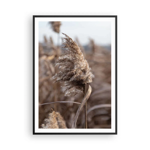 Poster în ramă neagră - E timpul să zbori cu vântul - 70x100 cm