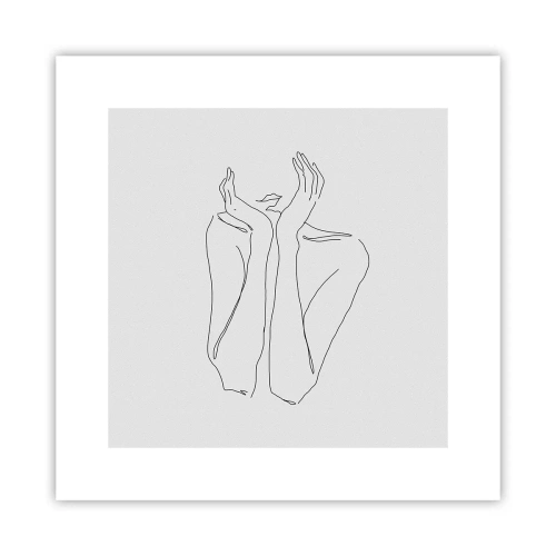 Poster - La ce visează fetele - 30x30 cm