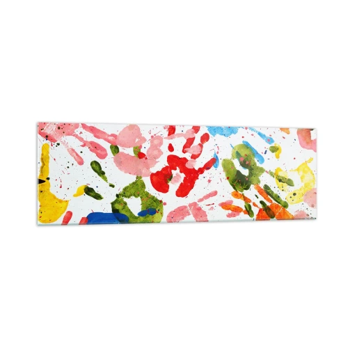 Tablou pe sticlă - Du-te după urmele - 160x50 cm