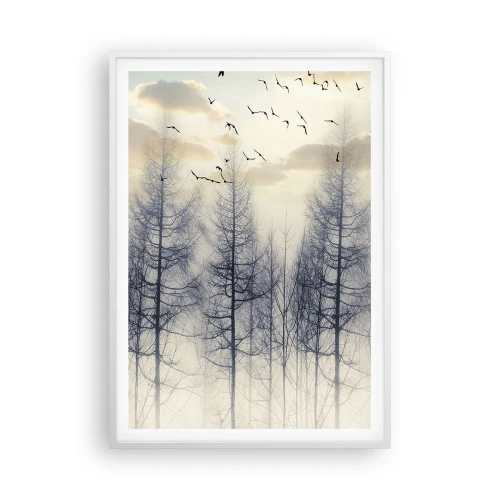 Poster în ramă albă - Spiritele pădurii - 70x100 cm
