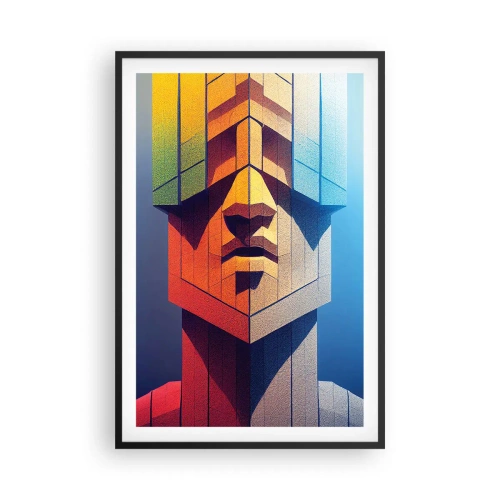 Poster în ramă neagră - Un om de principiu - 61x91 cm