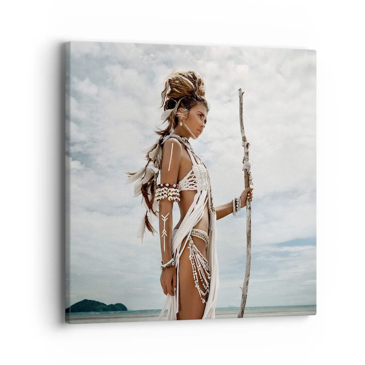 Tablou pe pânză - Regina tropicelor - 40x40 cm