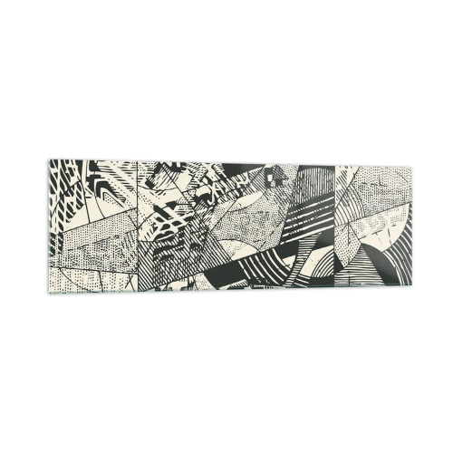 Tablou pe sticlă - Dinamica de astăzi - 160x50 cm