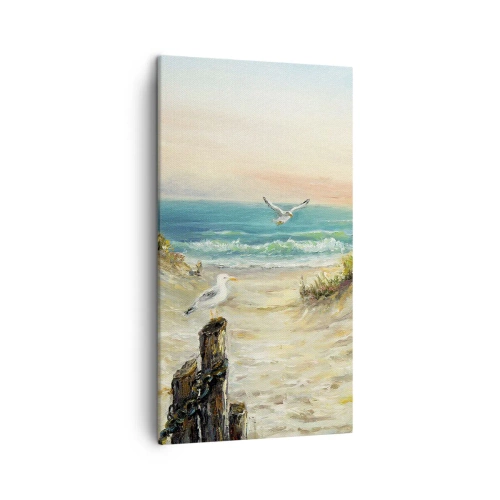 Tablou pe pânză - Retragere fără vânt - 45x80 cm