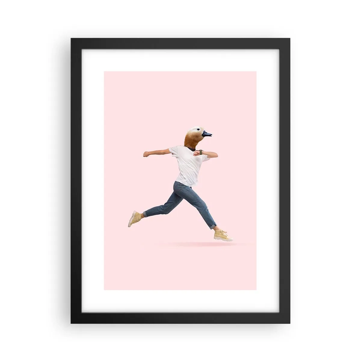 Poster în ramă neagră - Un strop de absurditate - 30x40 cm