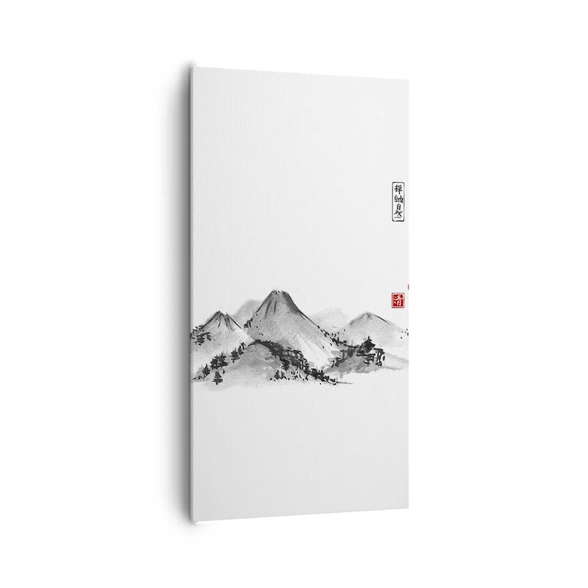 Tablou pe pânză - Dincolo de dealuri - 65x120 cm