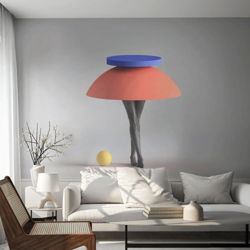 Tapet Premium Sand - Compoziție suprarealistă - 3D, Picioarele, Forme - 100x70 cm