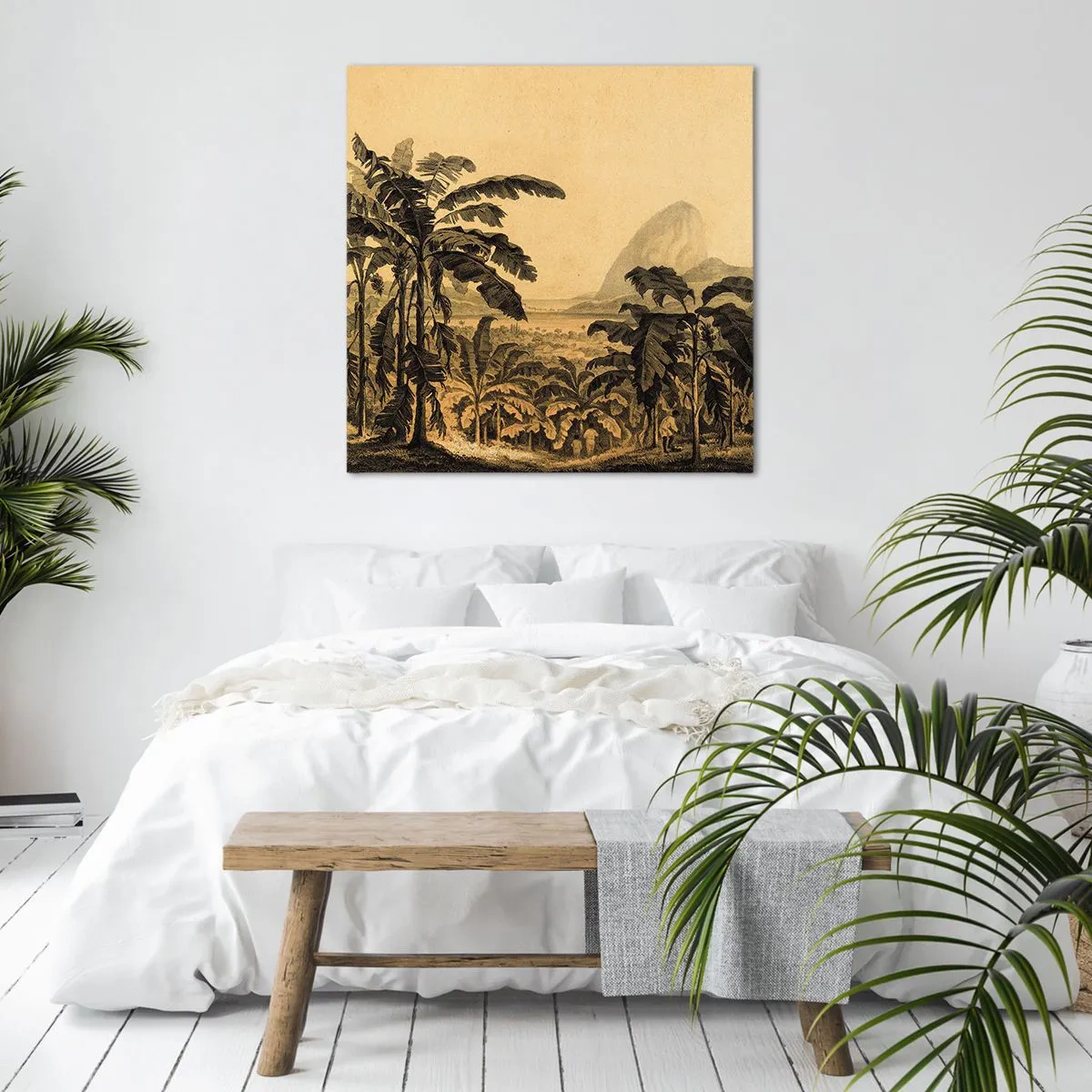 Tablou pe pânză - În stil colonial - 30x30 cm