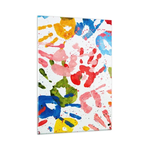 Tablou pe sticlă - Du-te după urmele - 50x70 cm