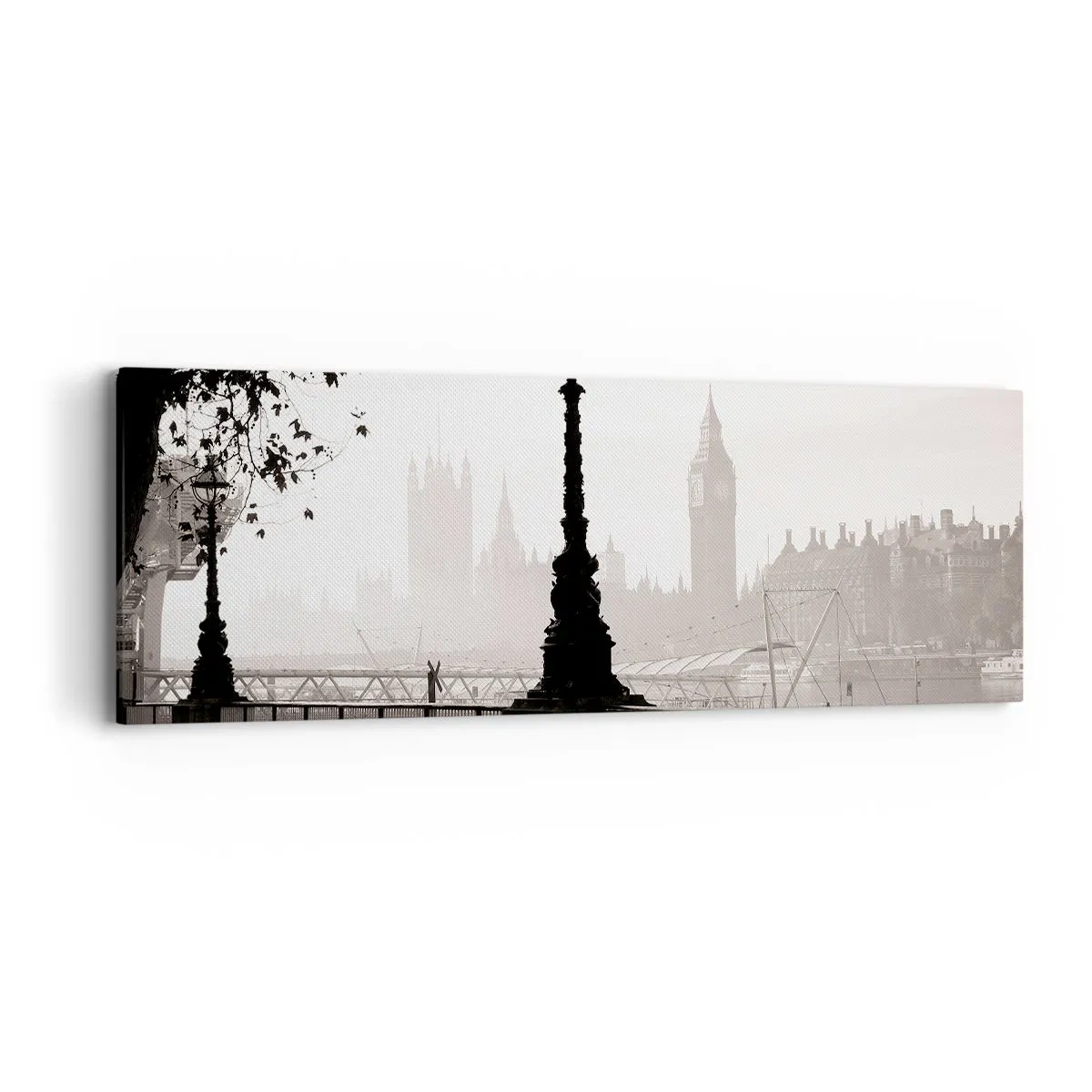 Tablou pe pânză - Londra de dimineața - 90x30 cm