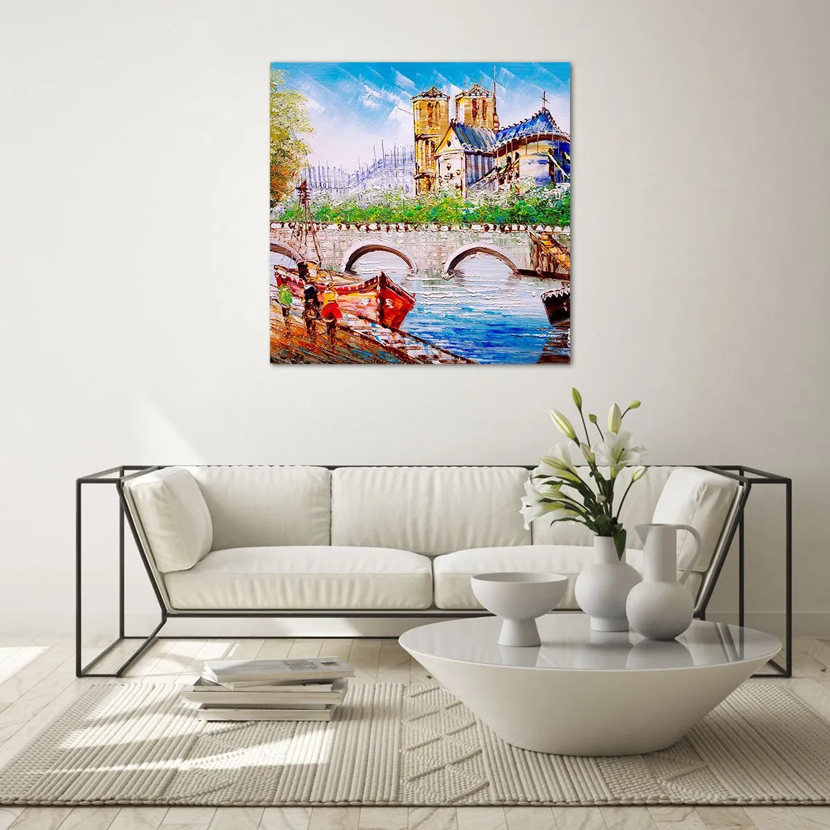 Tablou pe sticlă - Timpul lor nu trece niciodată - 50x50 cm