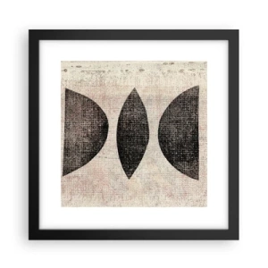 Poster în ramă neagră - Abstracție etnică - 30x30 cm