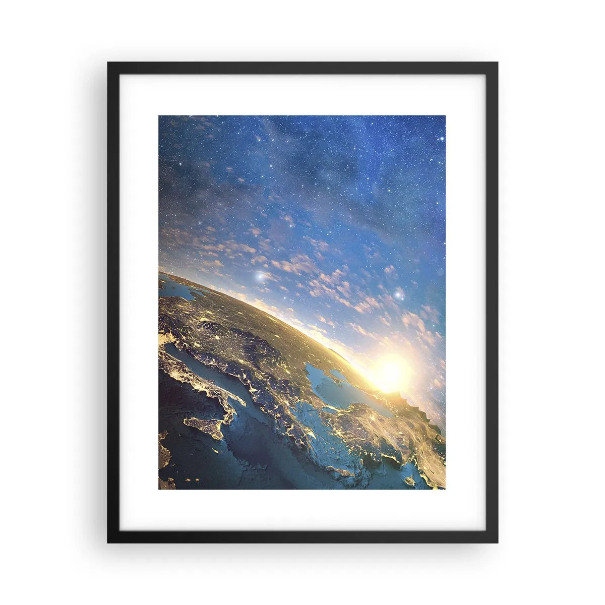 Poster în ramă neagră - Să ne privim de la distanță - 40x50 cm