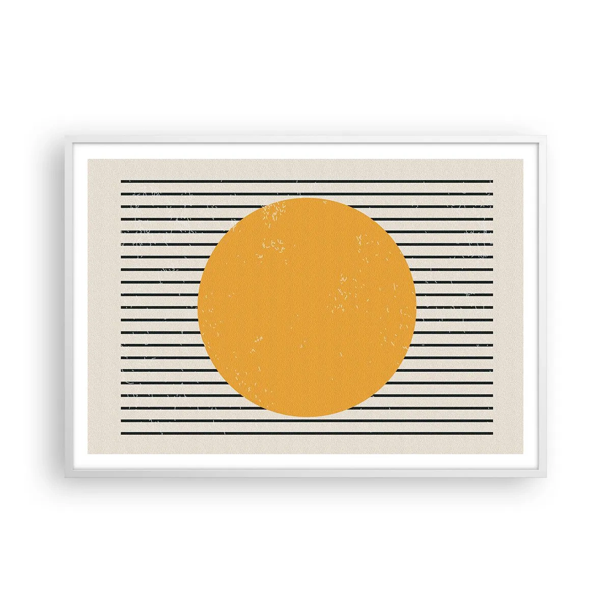 Poster în ramă albă - Puterea simplității - 100x70 cm