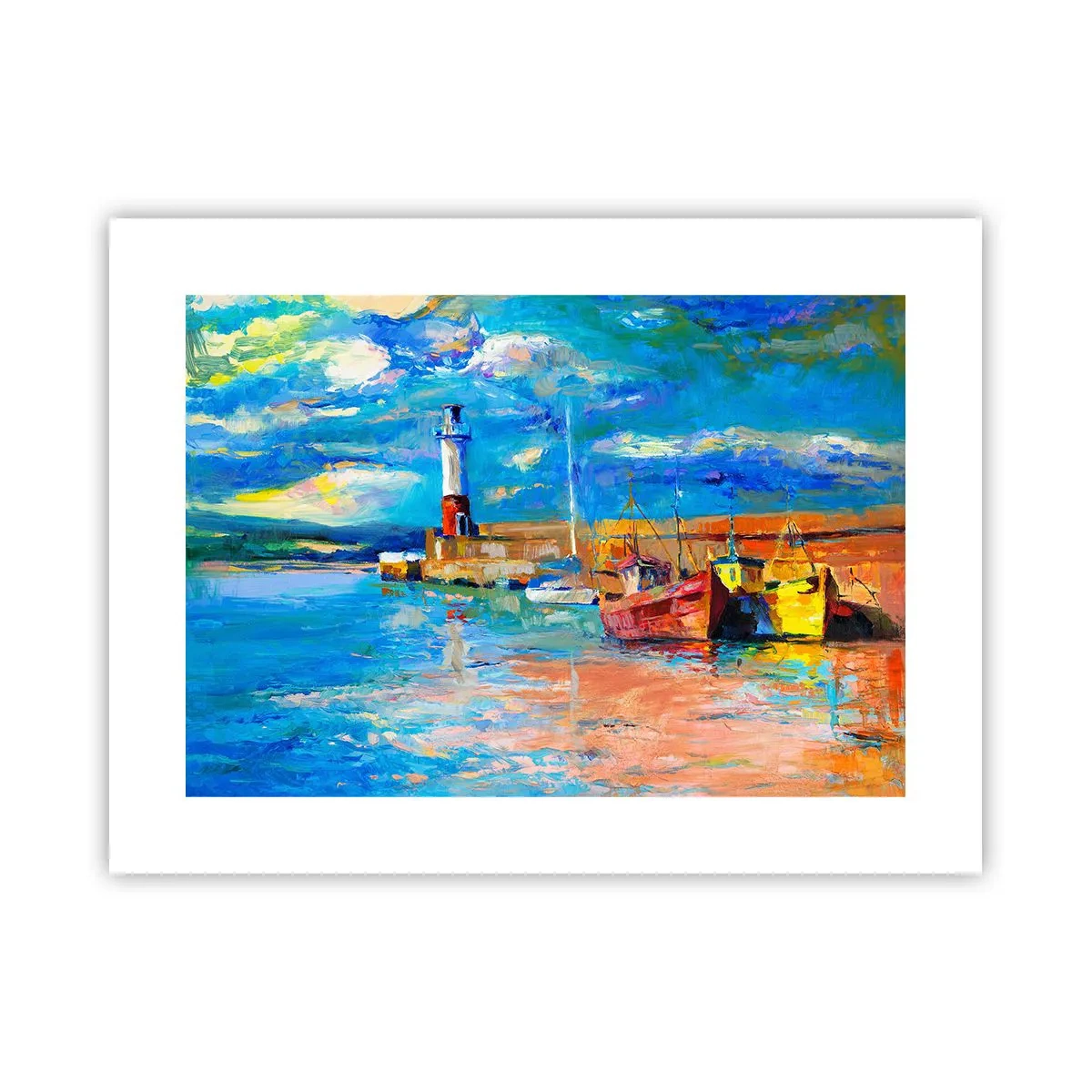 Poster - După-amiază în golful de curcubeu - 40x30 cm