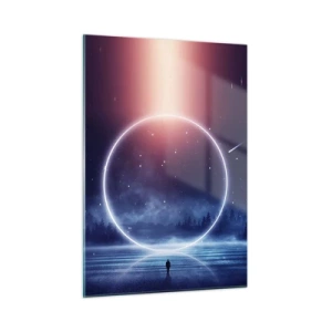 Tablou pe sticlă - Ei sunt deja aici... - 50x70 cm