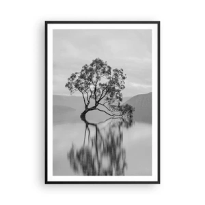 Poster în ramă neagră - Există o țară - 70x100 cm