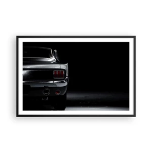 Poster în ramă neagră - Farmecul clasicului - 91x61 cm