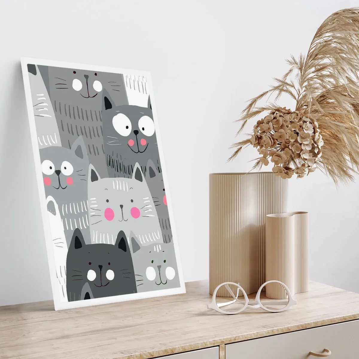 Poster - Lumea felină - 40x50 cm