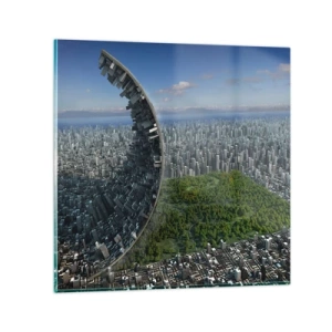 Tablou pe sticlă - Natura este eternă - 60x60 cm