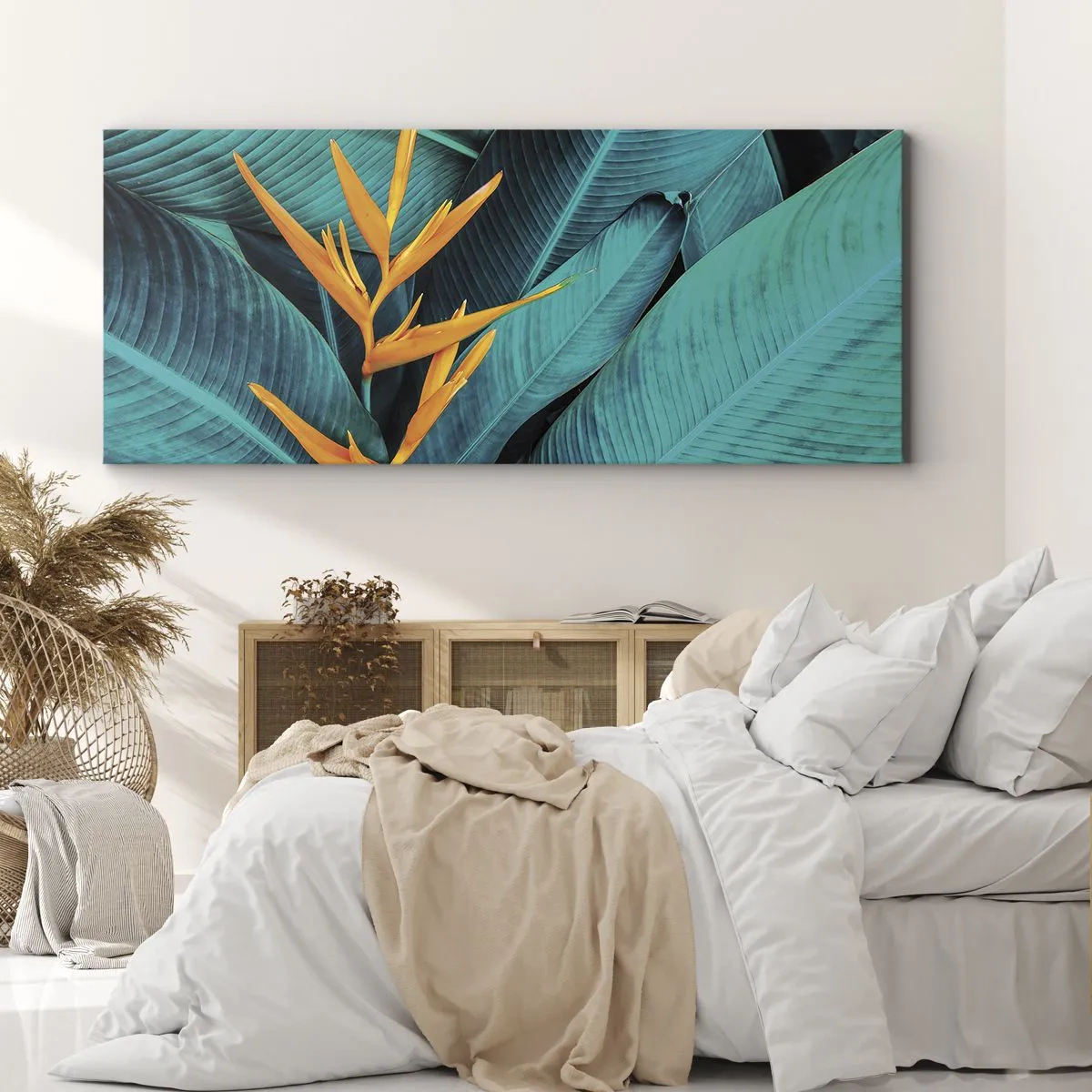 Tablou pe pânză - Floarea Edenului - 100x40 cm