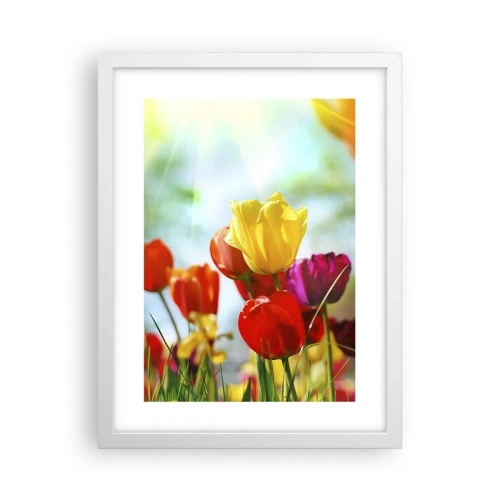 Poster în ramă albă - Toate culorile soarelui - 30x40 cm