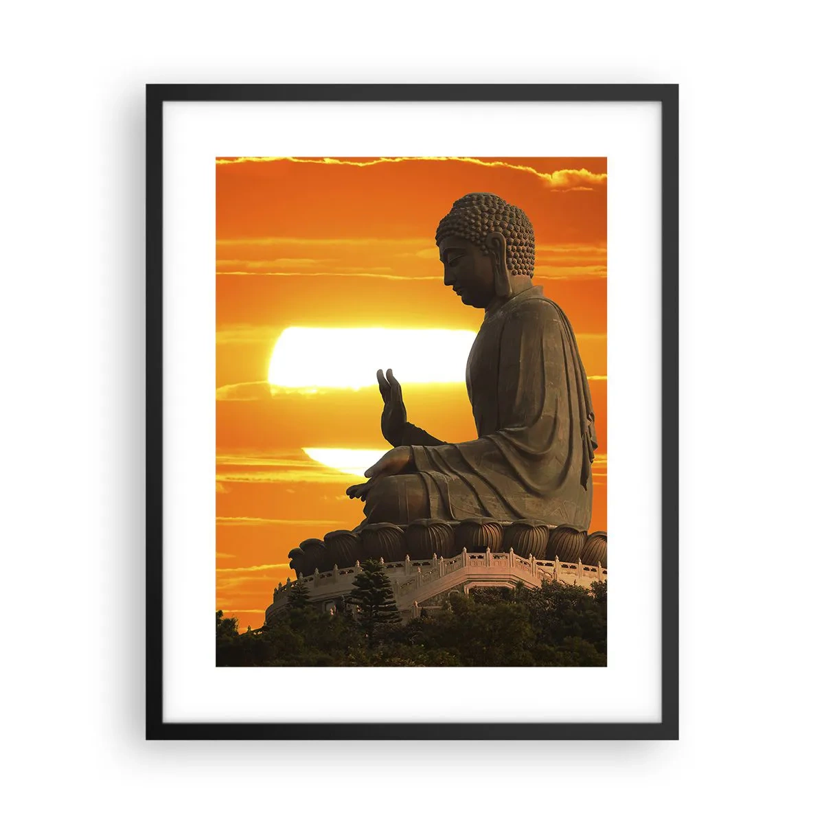 Poster în ramă neagră - Fără frică de lume - 40x50 cm