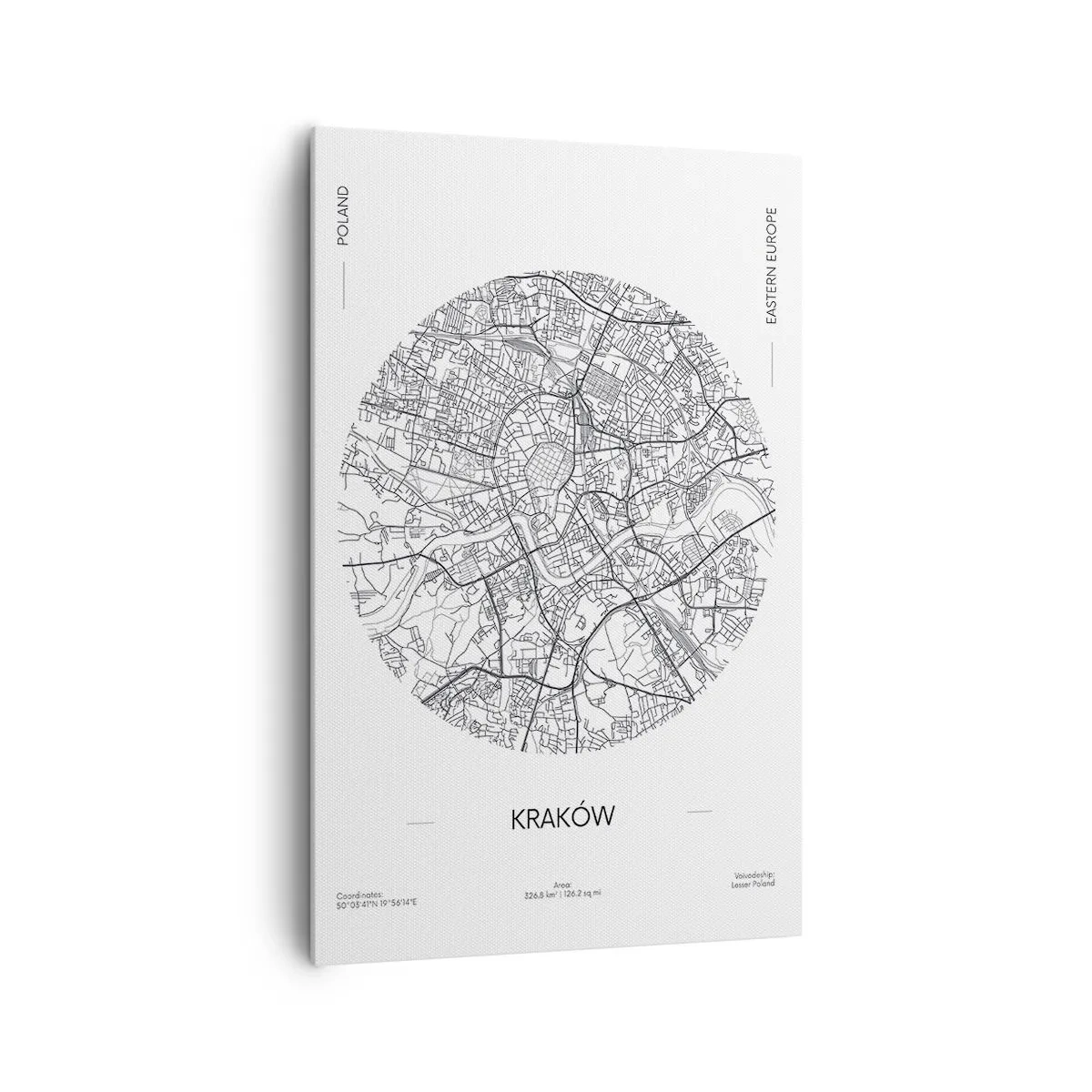 Tablou pe pânză - Anatomia Cracoviei - 80x120 cm