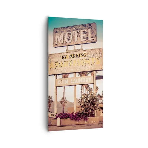 Tablou pe pânză - Timpul s-a oprit aici - 65x120 cm