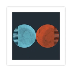 Poster - Doar geometrie? - 40x40 cm