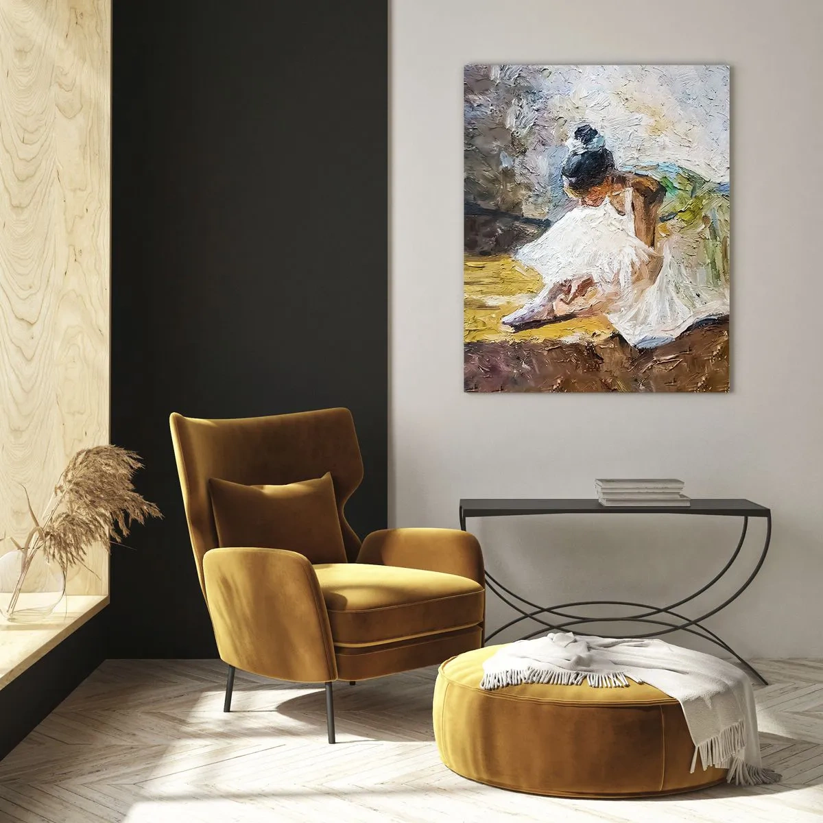 Tablou pe sticlă - Dintr-un tablou de Degas - 50x70 cm