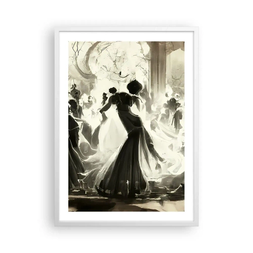 Poster în ramă albă - Marea mascaradă - 50x70 cm