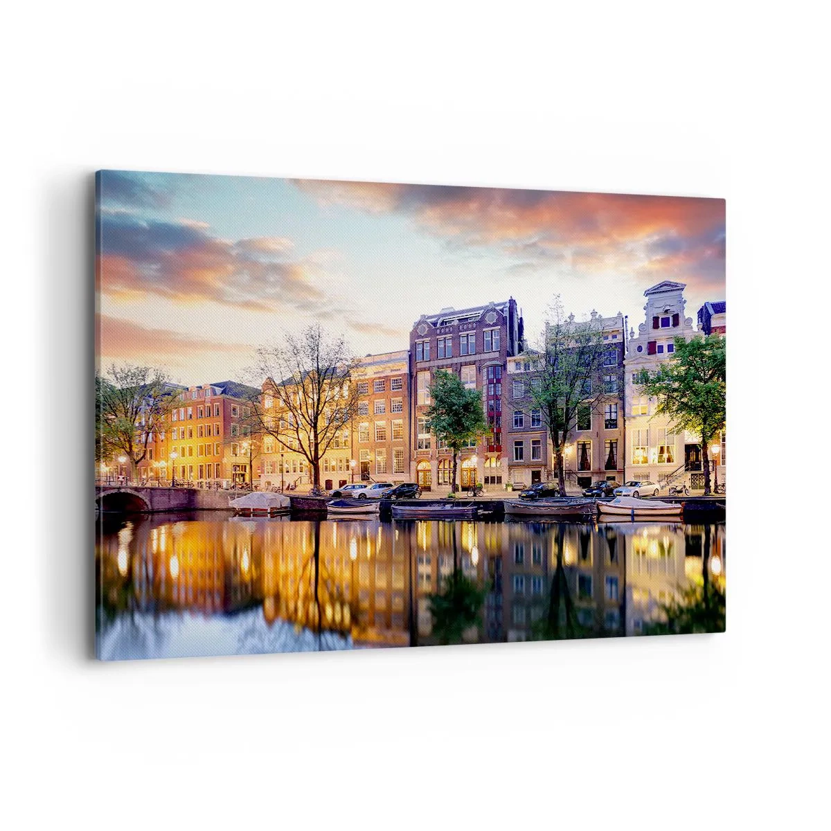 Tablou pe pânză - Frumusețe olandeză sobră și calmă - 100x70 cm