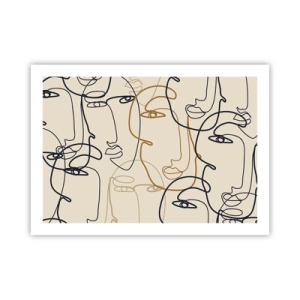 Poster - Portret multiplicat - 70x50 cm