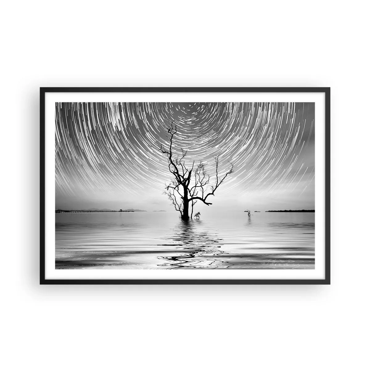 Poster în ramă neagră - O simfonie a naturii - 91x61 cm